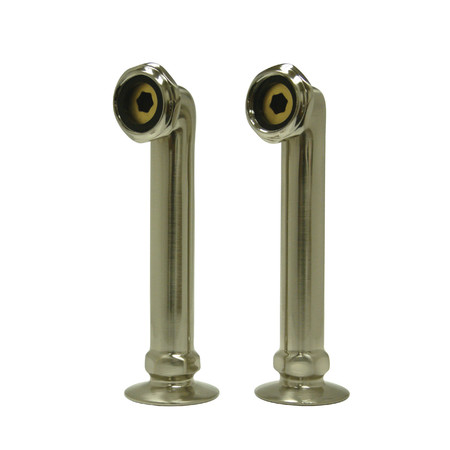 KINGSTON BRASS 6" Riser for Leg, Tub Filler, Brushed Nickel CC6RS8